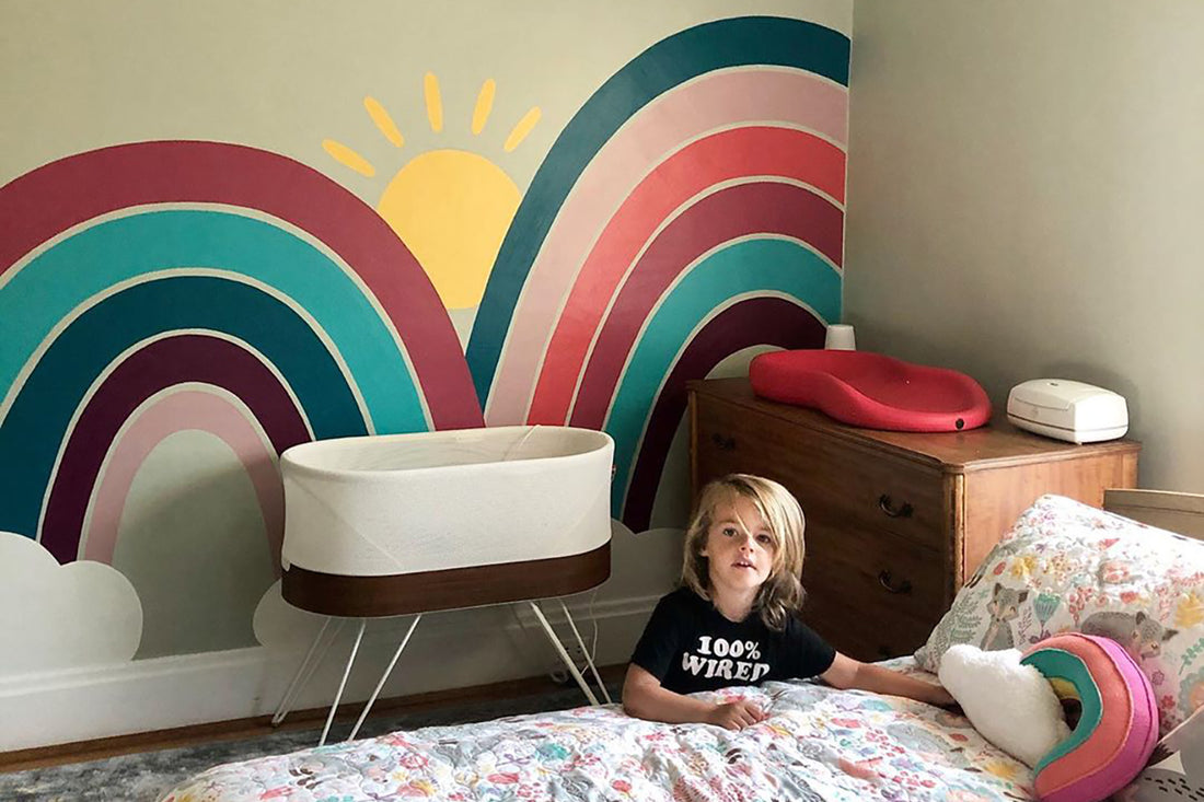 nursery-mural-and-SNOO