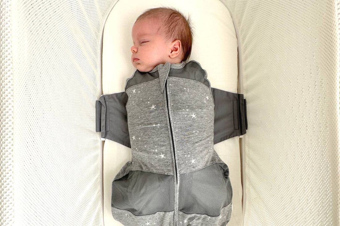 baby napping in SNOO