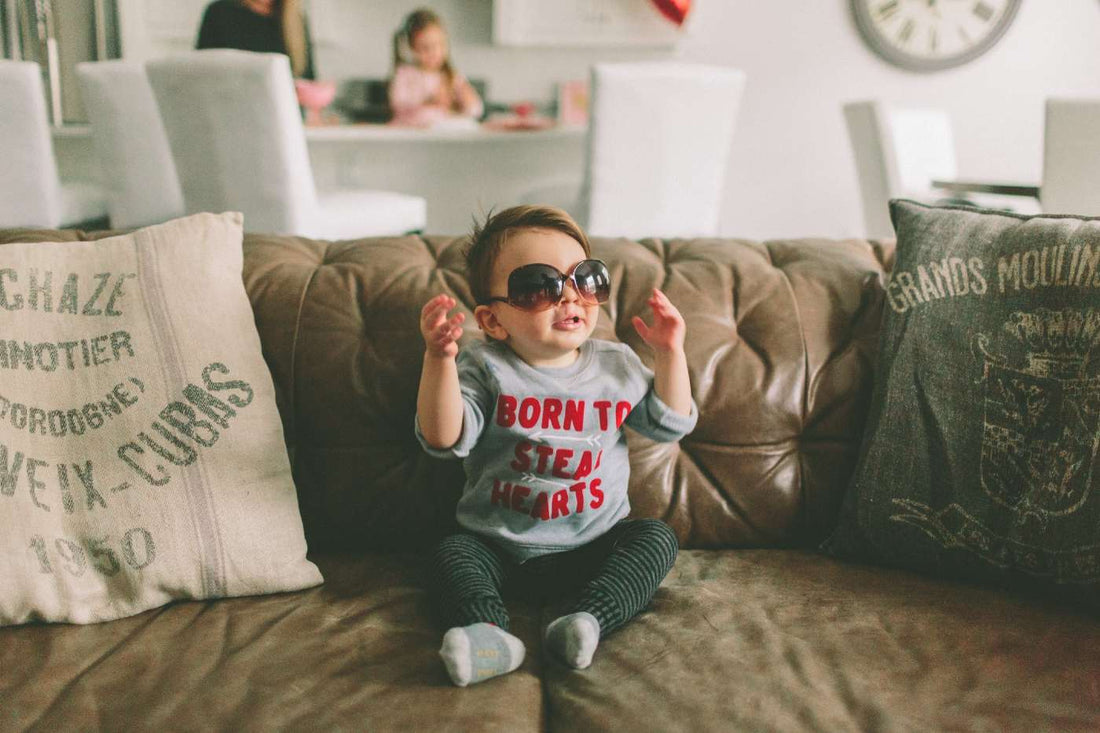 celebrity baby names - baby wearing sunglasses