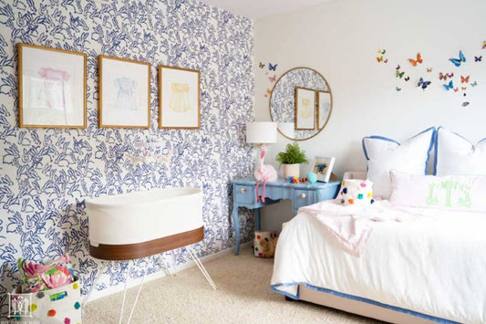 Pretty nursery featuring SNOO