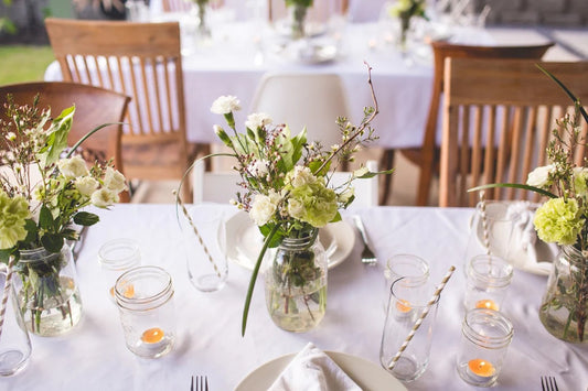 summer baby shower table 