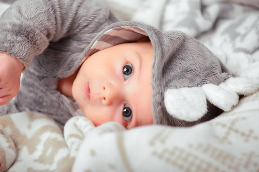 Baby dressed as a dragon